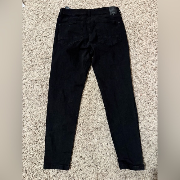 Zara Men’s Black Denim Jeans Size 32 Skinny - Picture 3 of 4